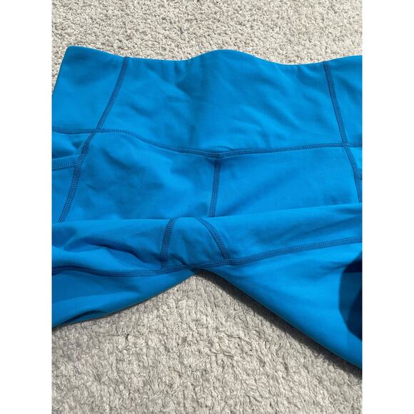 Mono B Womens Large Sweetheart No Front Seam High Waisted Leggings Blue MSRP $48 - Picture 10 of 13